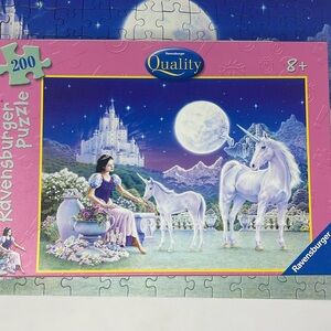 RAVENSBURGER:'Unicorn Princess’ Jigsaw Puzzle, 200 Pieces